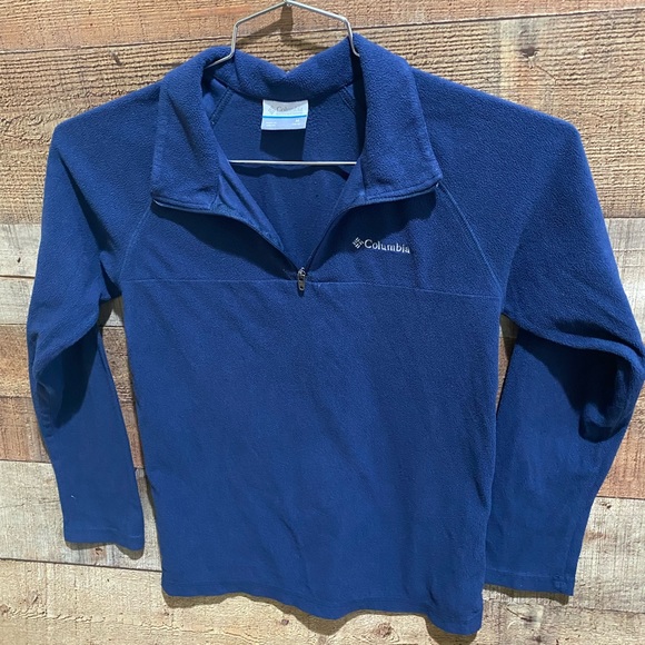 Columbia Youth Lightweight Fleece 1/4 Zip Pullover Youth Size Medium - Picture 1 of 3